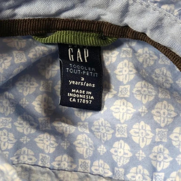 4/$20 Baby Gap Toddler Button Down  Shirt - Picture 5 of 5